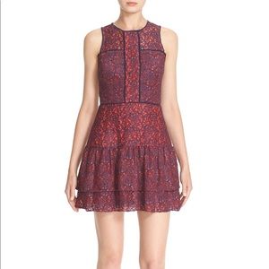 SOLD Parker Tiered Lace Skater Dress
